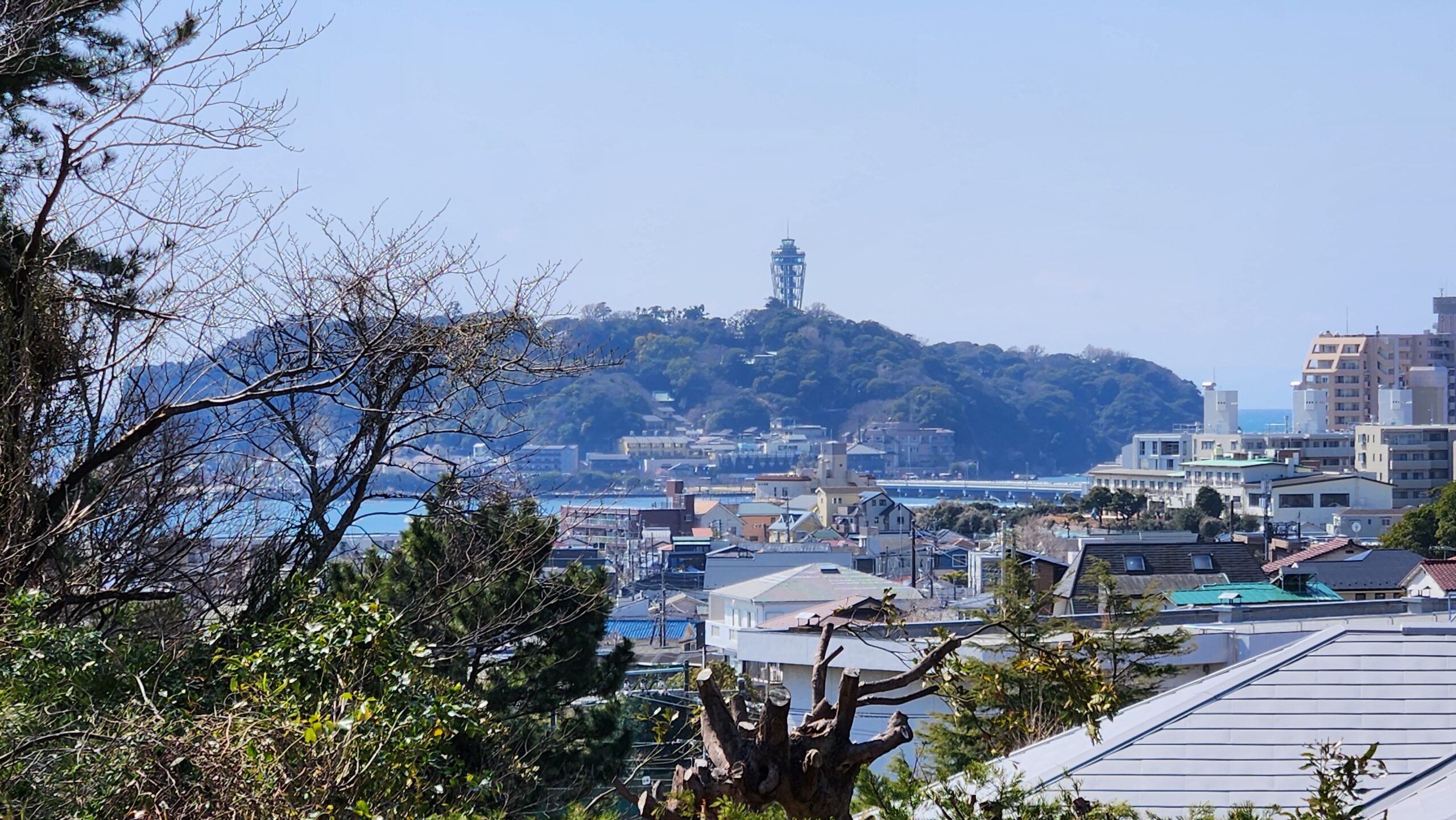 江の島ビュー&海を